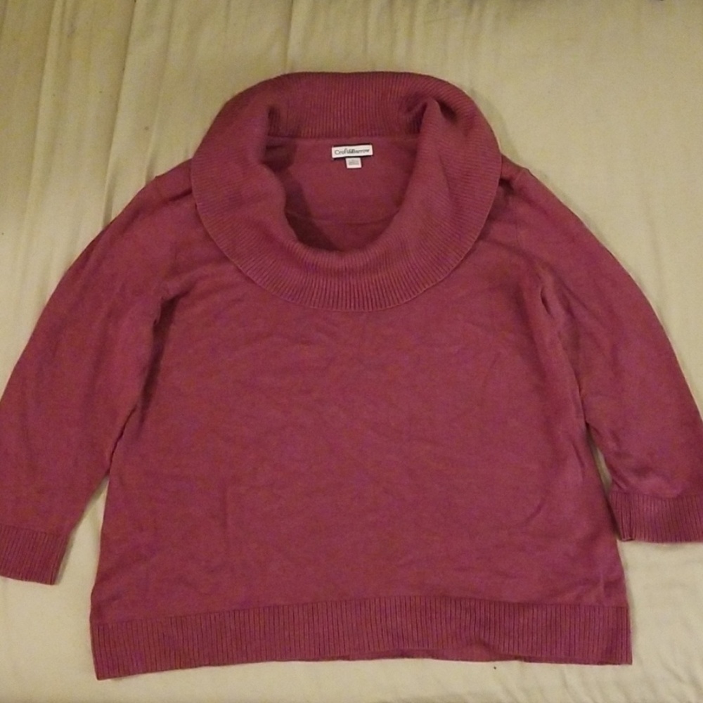 Croft&Barrow purple sweater. Size large.